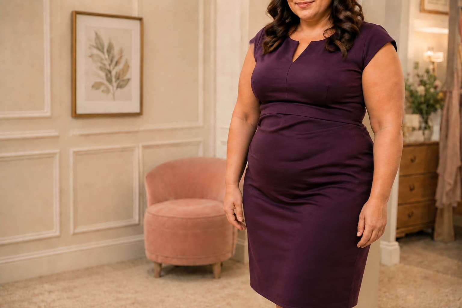 Why Dresses Catch on Your Belly Instead of Falling Smoothly